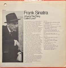 Frank Sinatra What Is This Thing Called Love Double LP Plak