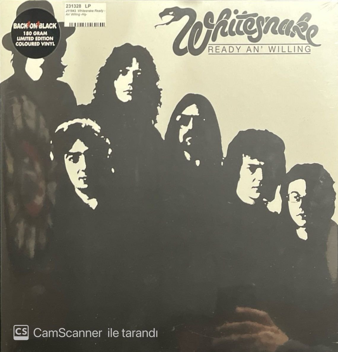 Whitesnake Ready An' Willing Limited Edition Coloured Vinyl LP Plak