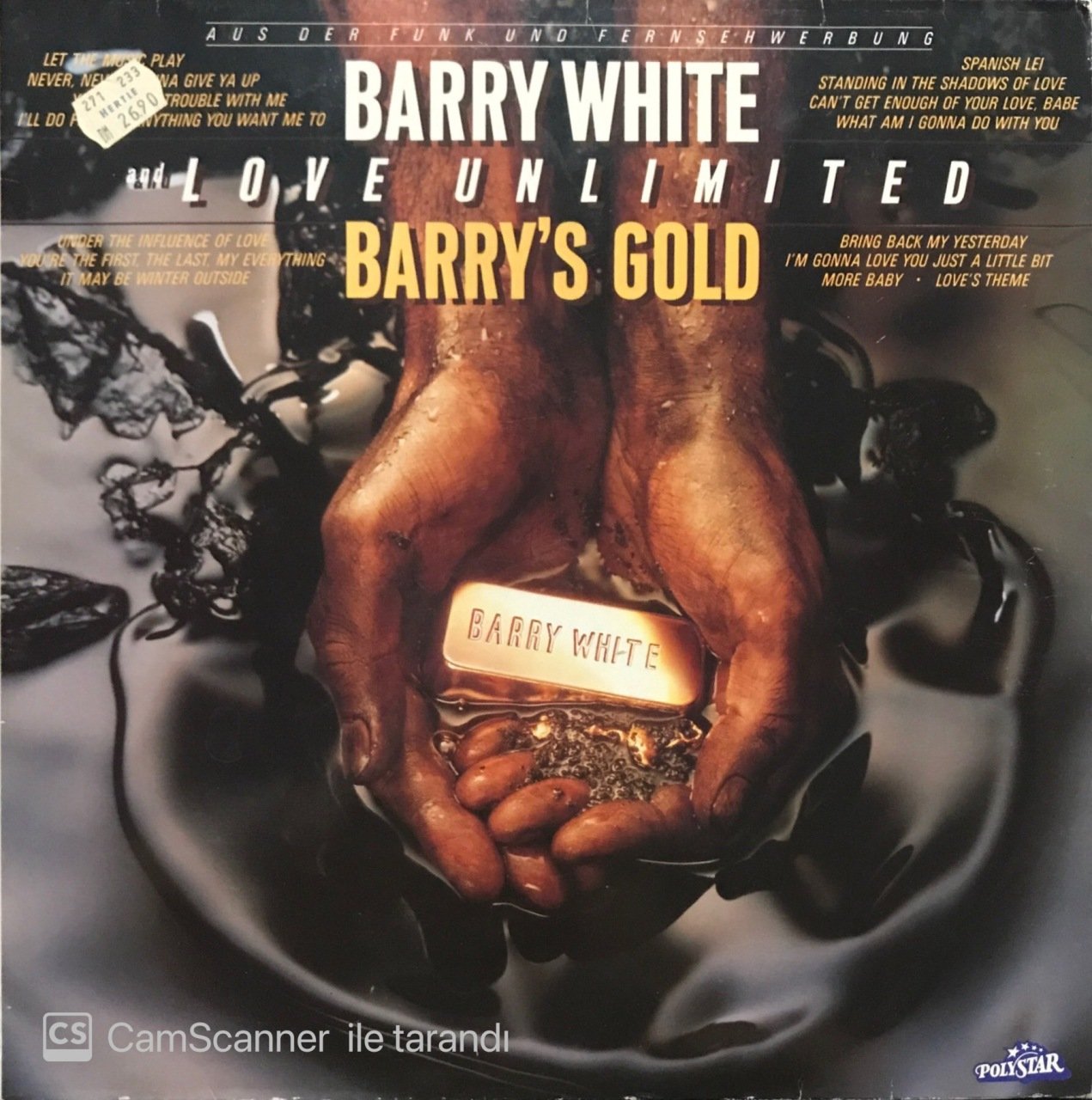 Barry White And Love Unlimited Barry's Gold LP Plak