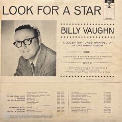 Billy Vaughn Look For A Star LP Plak