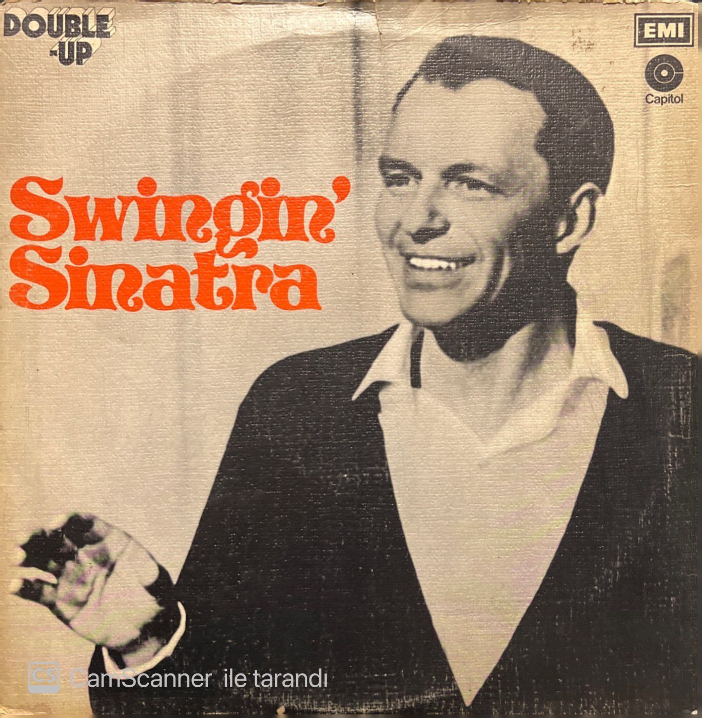 Frank Sinatra Swingin Sinatra Double LP Plak