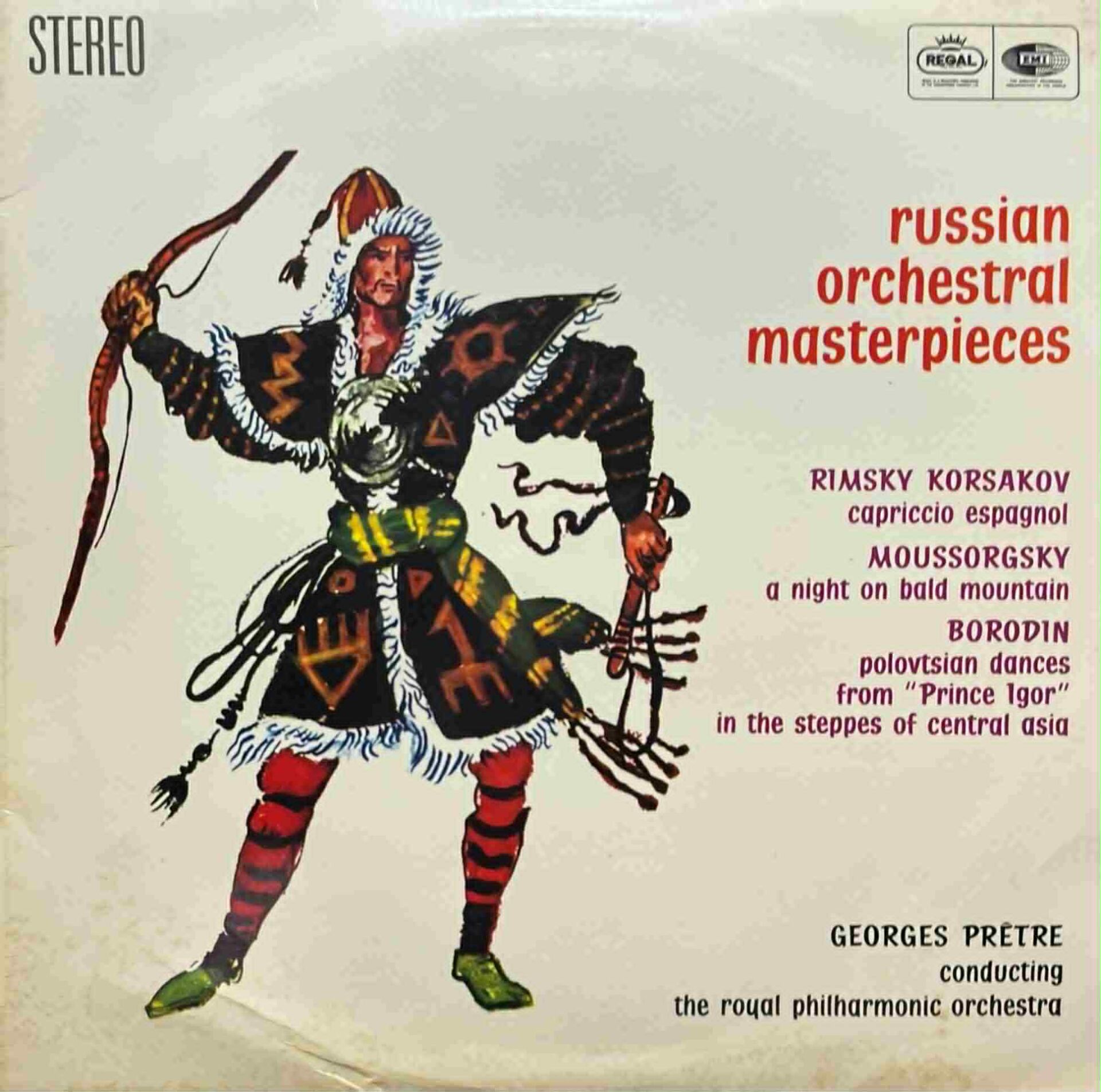 Rismky Korsakov Russian Orchestral Masterpieces Classic LP Plak