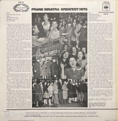 Frank Sinatra Greatest Hits LP Plak