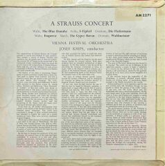 A Staruss Concert Josef Krips Classic LP Plak