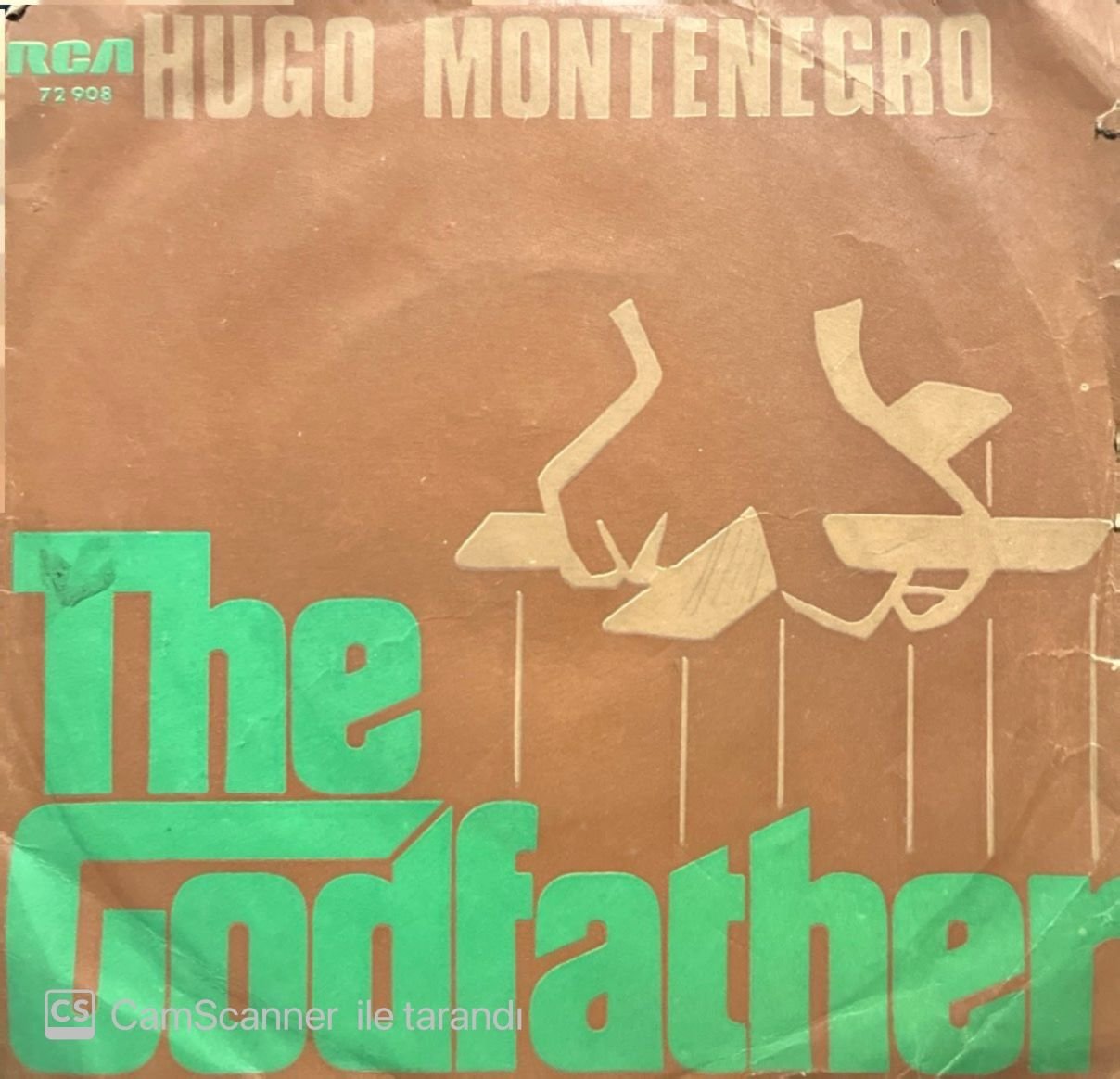 Hugo Montenegro The Godfather 45lik Plak