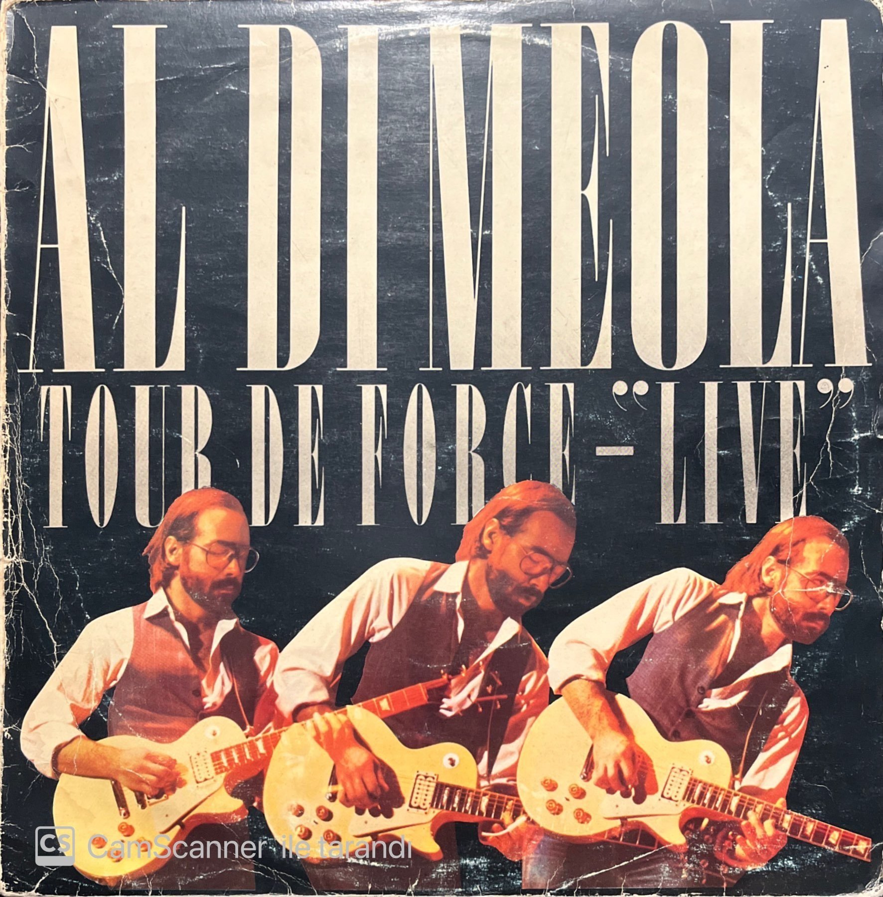Al Di Meola Tour De Force Live LP Plak