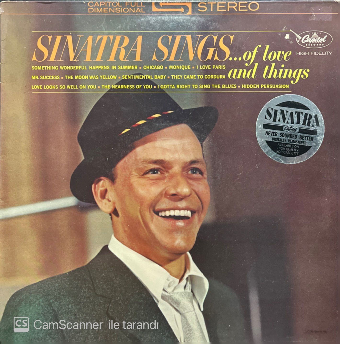 Frank Sinatra Sinatras Sings Of Love And Things LP Plak