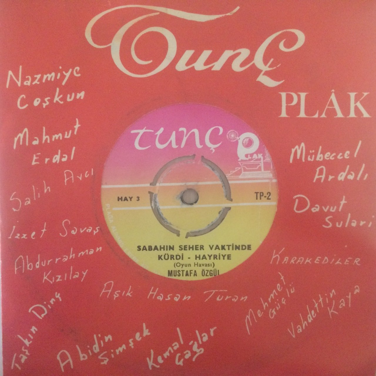 Mustafa Özgül Sabahın Seher Vaktinde 45lik Plak