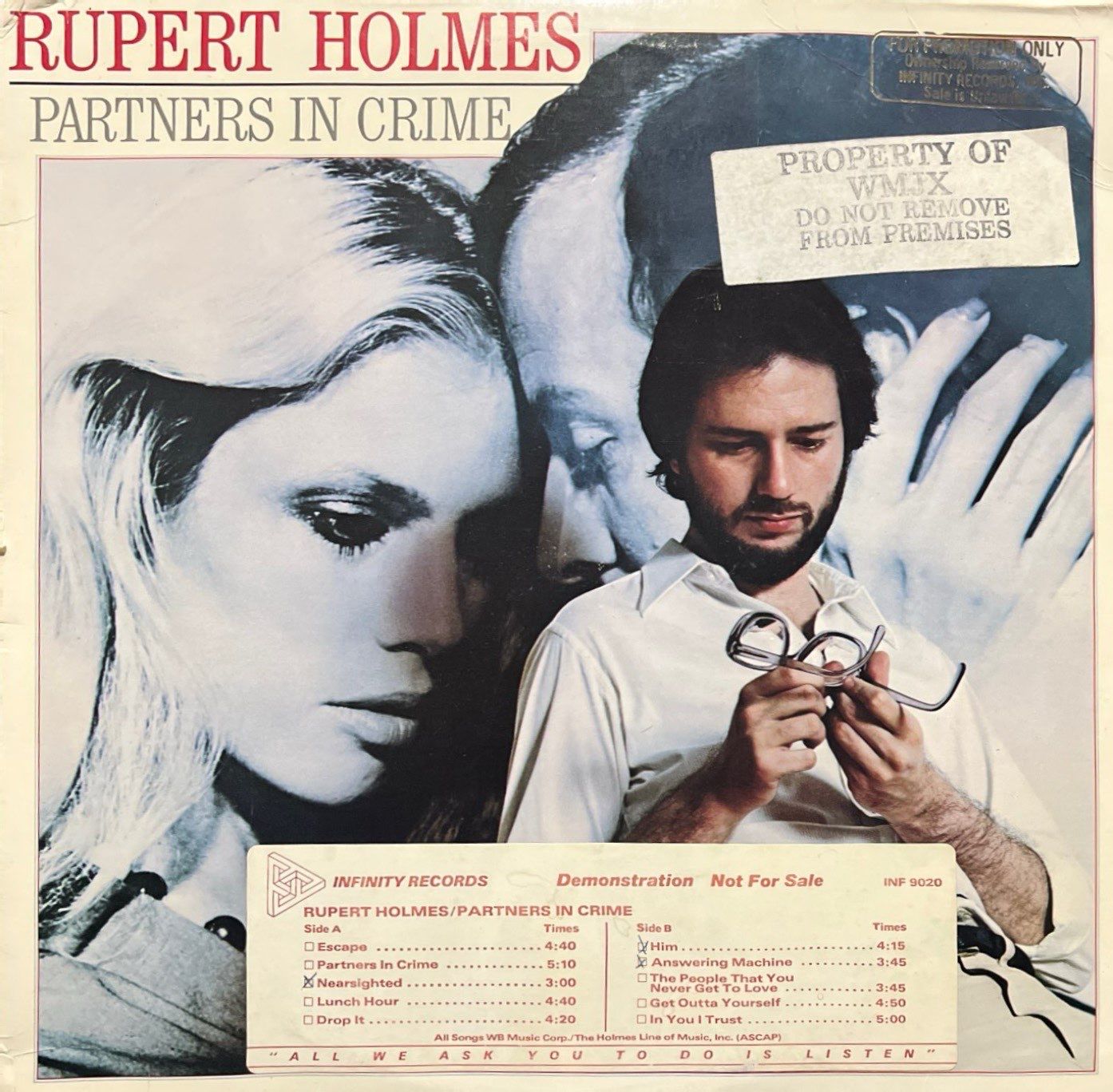 Rupert Holmes Partners In Crime LP Plak
