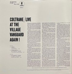 John Coltrane Live At the Village Vanguard Again LP Plak