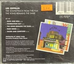 Led Zeppelin The Song Remains The Same Disc One CD