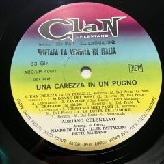 Adriano Celentano Azzurro LP Plak