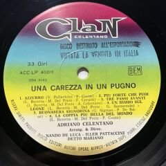 Adriano Celentano Azzurro LP Plak