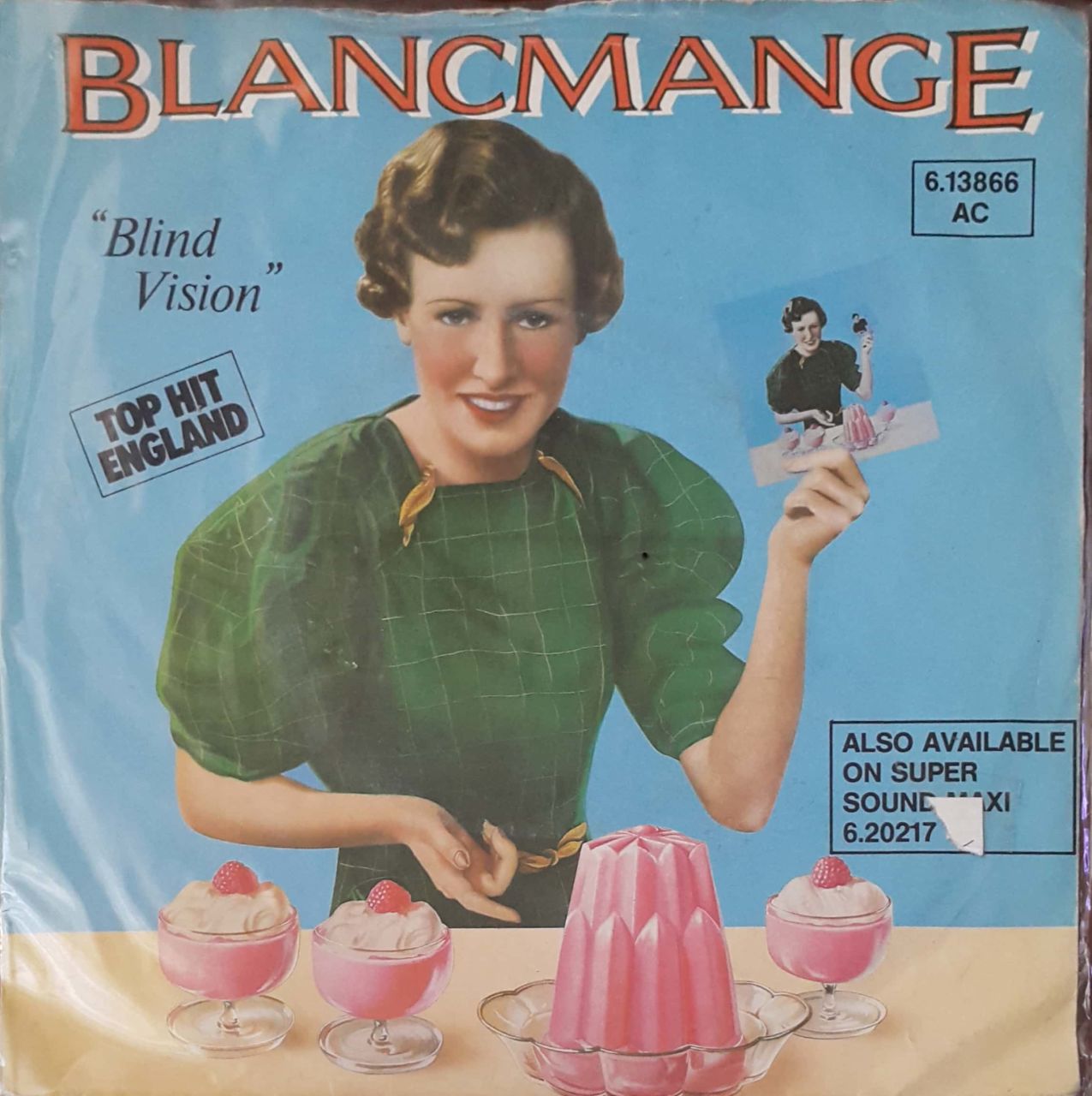 Blancmange Blind Vision  45lik Plak