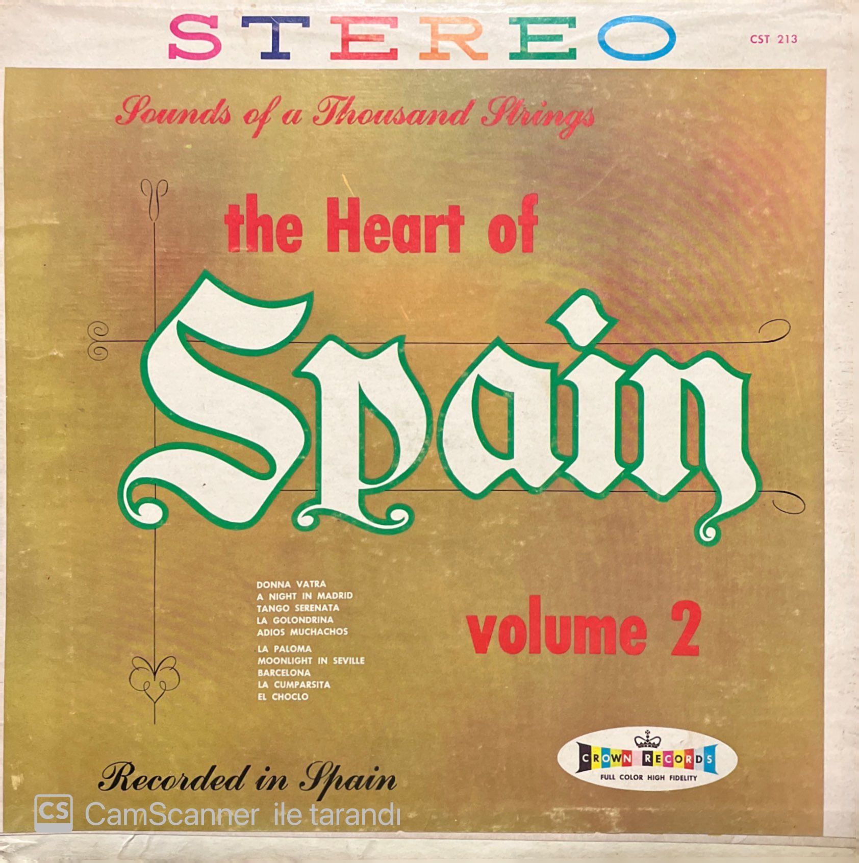 The Heart Of Spain Volume 2 LP Plak