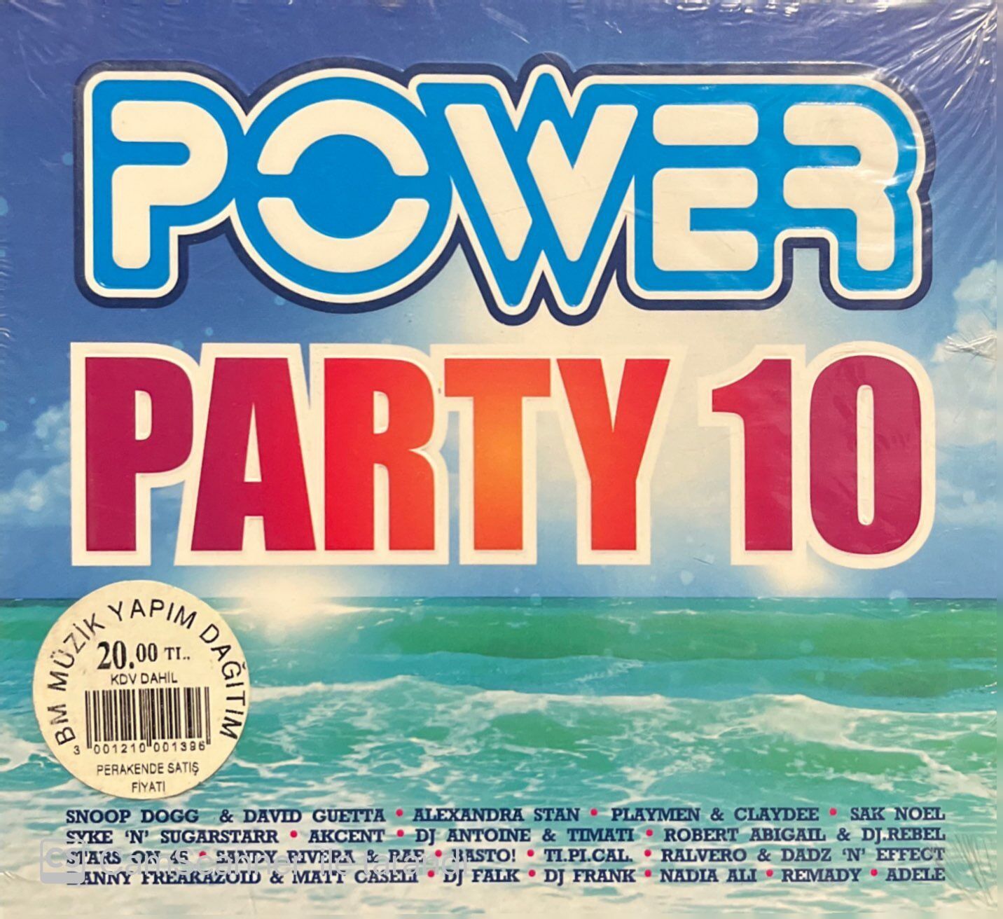 Power Party 10 Açılmamış Jelatininde CD