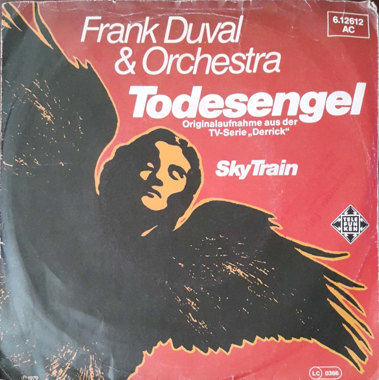 Frank Duval & Orchestra Todesengel 45lik Plak