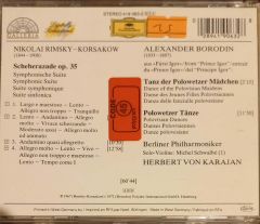Nikolai Rimsky Korsakow Scheherazade Alexander Borodin Polowetzer Tanze CD
