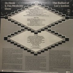 Dr. Hook & The Medicine Show The Ballad Of Lucy Jordon LP Plak