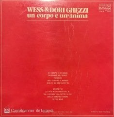 Wess & Dori Ghezza Un Corpo E Un'anima LP Plak