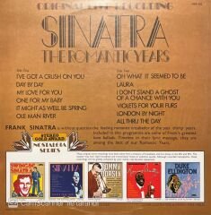 Frank Sinatra The Romatic Years LP Plak