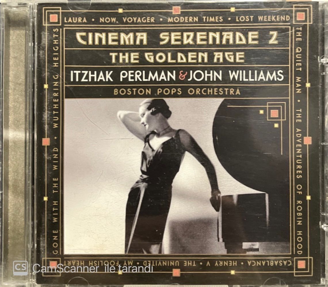 Cinema Serenade 2 The Golden Age Itzhak Perlman &b John Williams CD