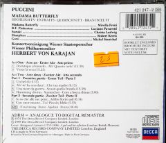 Puccini Madama Butterfly-Highlights Freni-Pavarotti-Karajan CD