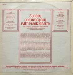Sunday And Every Day With Frank Sinatra LP Plak
