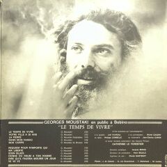 Georges Moustaki En Public A Bobino 70 LP Plak