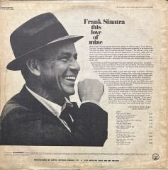 Frank Sinatra This Love Of Mine LP Plak