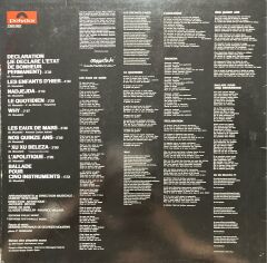 Georges Moustaki Declaration LP Plak