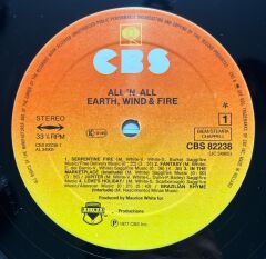 Earth Wind & Fire All 'N All (Fantasy) Lp Plak