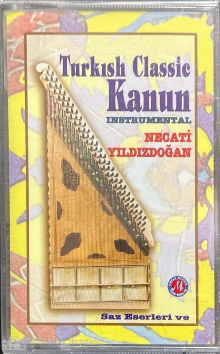 Necati Yıldızdoğan Turkish Classic Kanun Instrumental Açılmamış Jelatininde Kaset