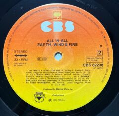 Earth Wind & Fire All 'N All (Fantasy) Lp Plak