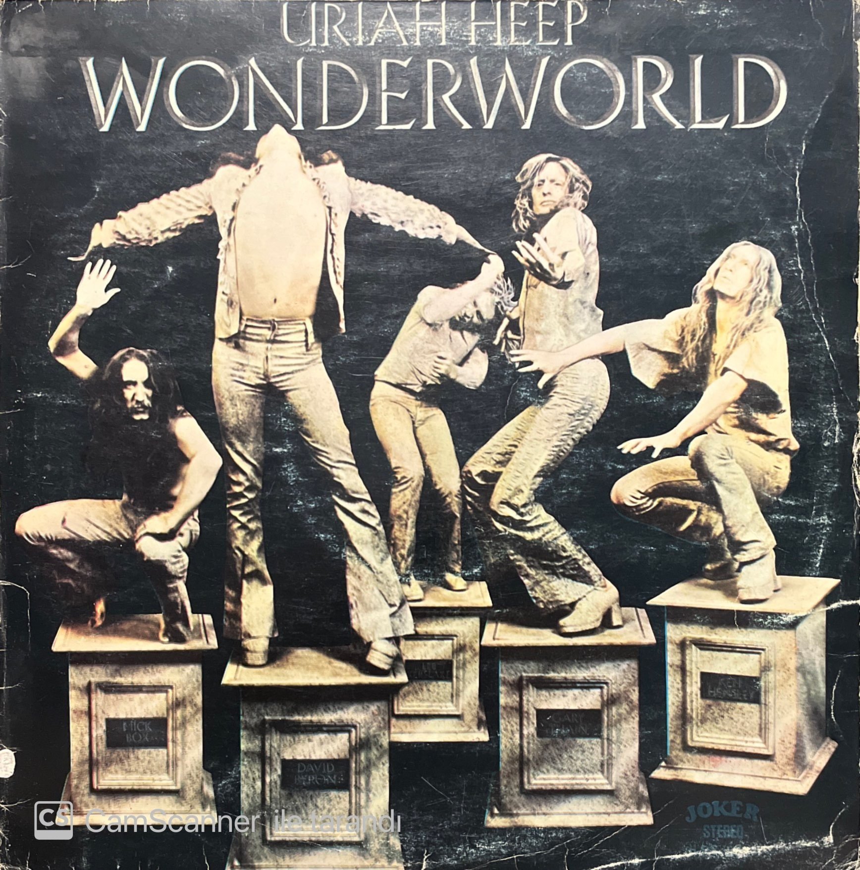 Uriah Heep Wonderword LP Plak