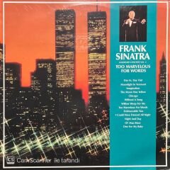 Frank Sinatra Legandary Concerts Vol. 2 Too Marvelous For Words LP Plak