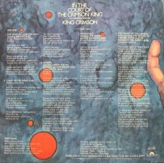 In The Court Of The Crimson King LP Plak