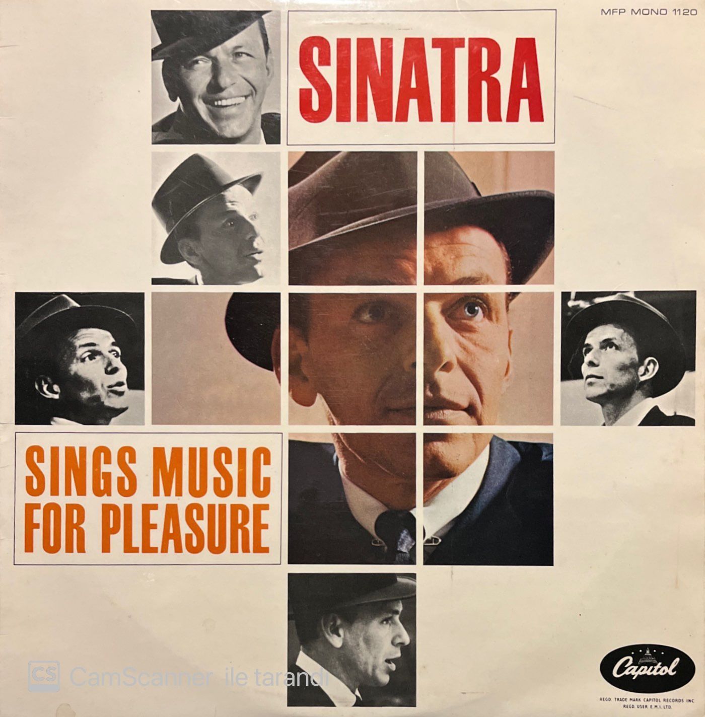 Frank Sinatra Sings Music For Pleasure LP Plak