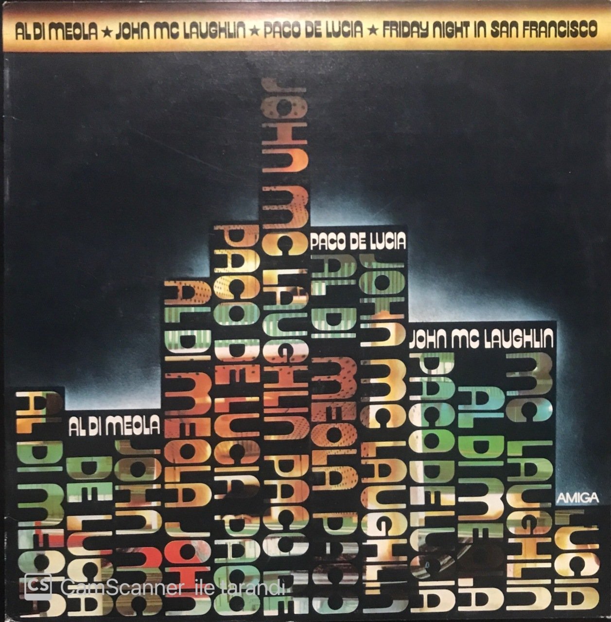 Aldi Meola John Mc Laughlin Paco De Lucia Friday Nigh In San Francisco LP Plak
