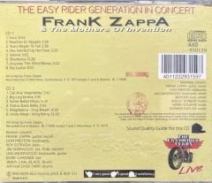 CD Frank Zappa The Easy Rider Generation In Concert Double CD