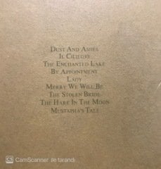Angelo Branduardi Fables And Fantasies LP Plak