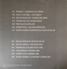 Unutulmayanlar - Çeşitli LP Plak
