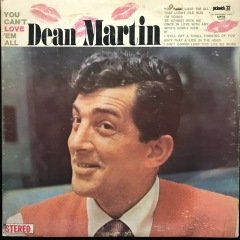 Dean Martin You Can't Love Em All LP Plak