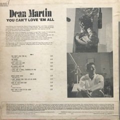 Dean Martin You Can't Love Em All LP Plak