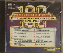 100 Masterpieces Vol.10 (1894-1928) CD