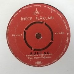 Ruhi su Almanya da Çöpçülerimiz 45lik Plak