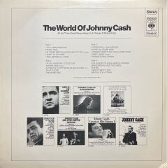 The World Of Johnny Cash Double LP Plak