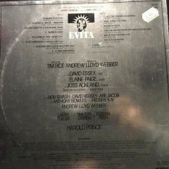 Evita Excerpts From The London Production LP Plak