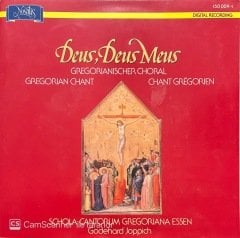 Gregorian Chant Deus Deus Meus LP Klasik Plak
