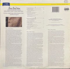 Gregorian Chant Deus Deus Meus LP Klasik Plak